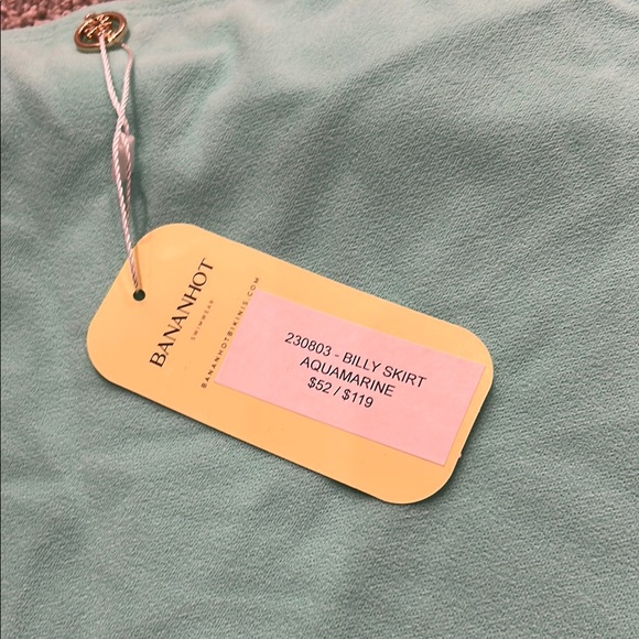 BANANHOT Women's Billy Skirt Size S In Aqua Marine - Picture 11 of 12